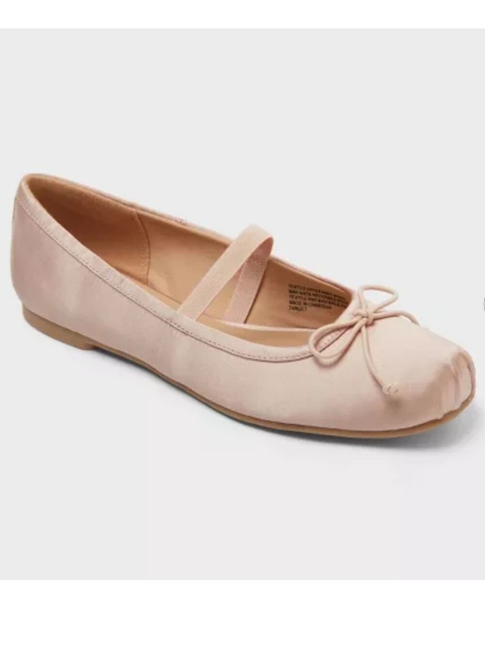 Wild Fable Verona Satin Ballet Flats - Pink Size 7
